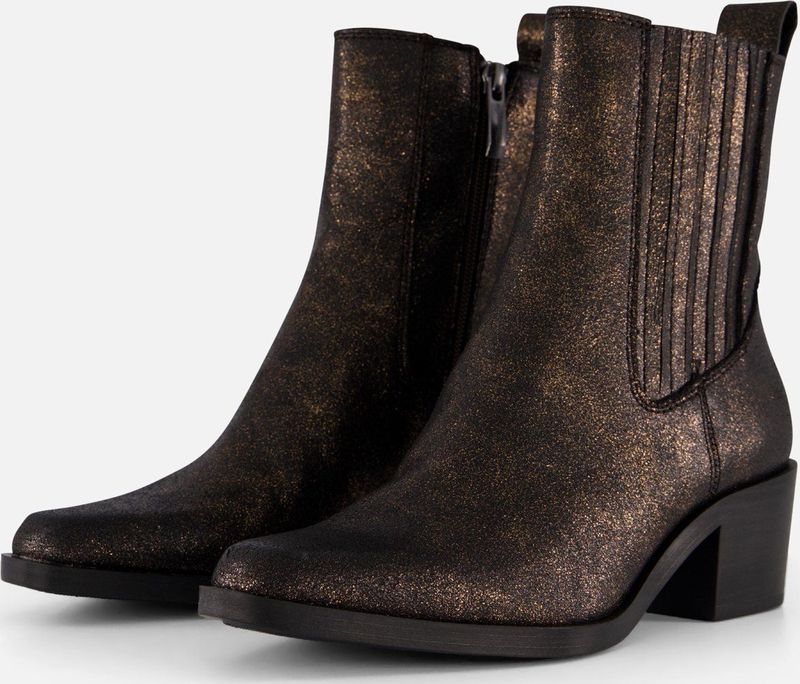 TAMARIS - Enkellaarsjes - Brons - Chelsea boots