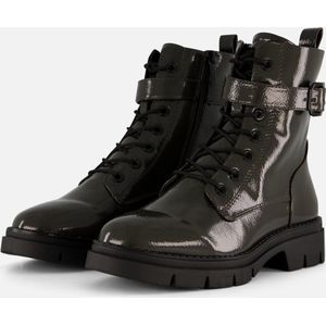 Tamaris - Enkellaarsje - Groen - Sleehak - Touchit-zool