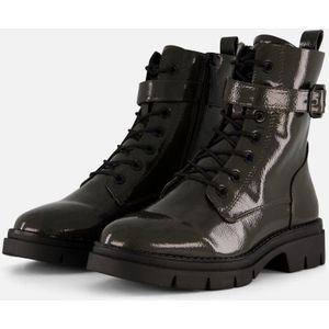 Tamaris - Enkellaarsje - Groen - Sleehak - Touchit-zool