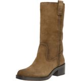 Tamaris - Enkellaarsje - Bruin - Leer/Textiel/Synthetisch