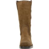 Tamaris - Enkellaarsje - Bruin - Leer/Textiel/Synthetisch