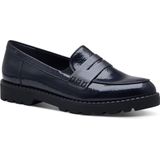 Tamaris - Loafers - Blauw - Synthetisch - Zacht Voetbed