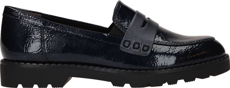 Tamaris - Loafers - Blauw - Synthetisch - Zacht Voetbed