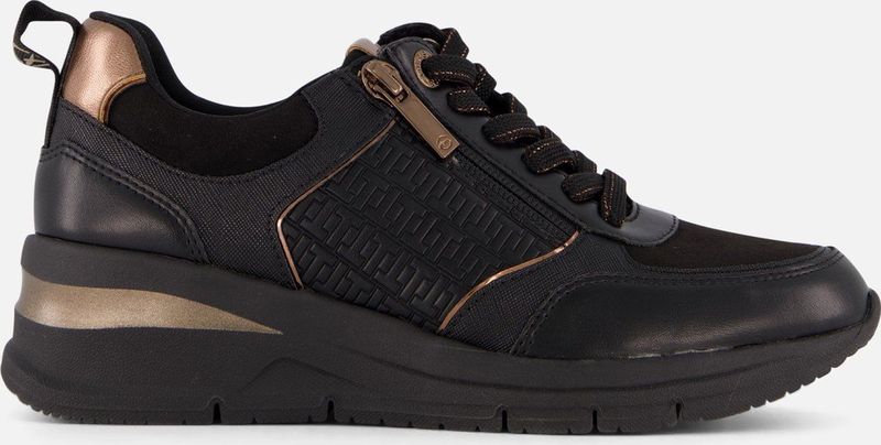 Tamaris Sneakers zwart Textiel Dames