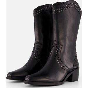 Tamaris Cowboylaarzen zwart Leer Dames