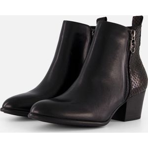 Tamaris Enkellaarsjes zwart Leer - Dames