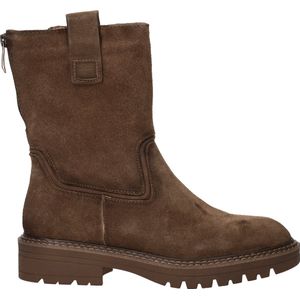Tamaris Stiefelette, Blockabsatz, Westernboots mit Ziernähten und seitlichen Laschen