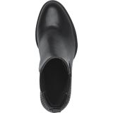 Tamaris - 1-25351-41 Chelsea-boots - Zwart - Leer - Slip-on Sluiting