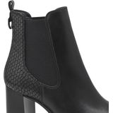 Tamaris - 1-25351-41 Chelsea-boots - Zwart - Leer - Slip-on Sluiting