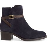 Tamaris Stiefelette, Blockabsatz, Businessschuh, Ankleboots mit T-Schmuckelement