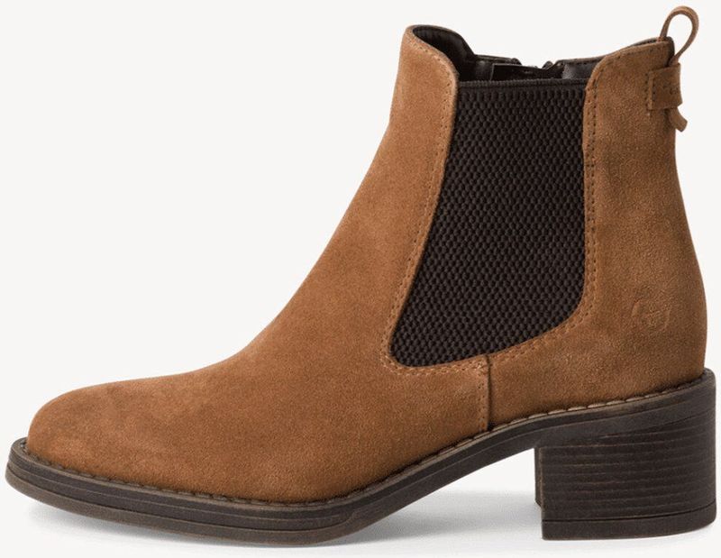 Tamaris - Chelsea Boot - Cognac - Leer