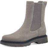 Damen Elegante Stiefelette  1-25477-43 Grau 200 Grey Leder m... 37