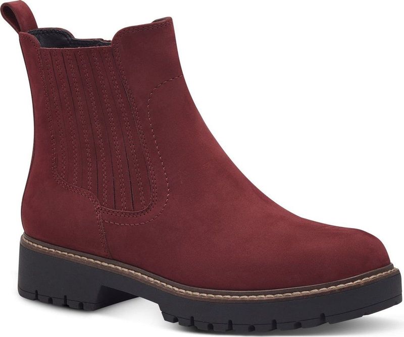 TAMARIS - Chelsea Boot - Zwart - Leer