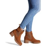 Tamaris Chelseaboots, Blockabsatz, Businessmode, Stiefelette mit Zierschnalle