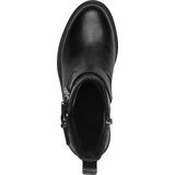 TAMARIS - Enkellaarsje - Zwart - Leer en Kunststof