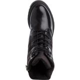 TAMARIS - Enkellaarsjes - Zwart - Leer en Textiel - DuoTex Technologie