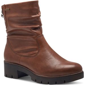 Tamaris Winterstiefelette, Blockabsatz, Winterboots mit Falten am slouchy Schaft