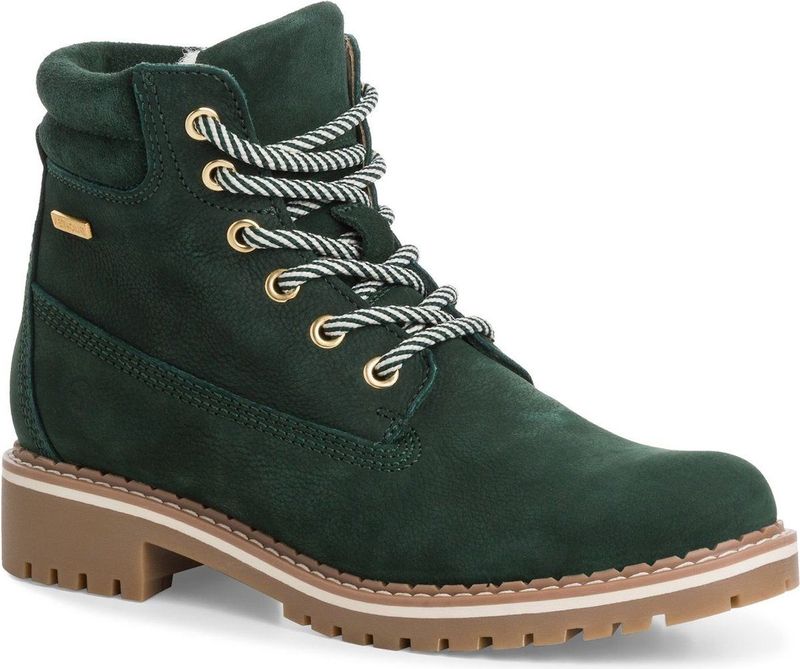 Tamaris Da.-Stiefel für Damen, grün, Gr. 41 EU