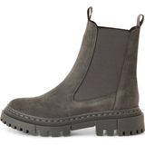 Tamaris dames chelsea boot leren laarzen enkellaars vrouwen leer M2549141 grijs