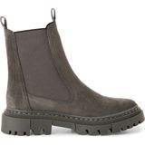 Tamaris dames chelsea boot leren laarzen enkellaars vrouwen leer M2549141 grijs
