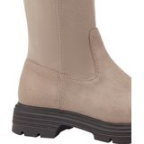 Tamaris - Overknee Laarzen - Zwart - Textiel - Veganistisch