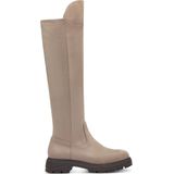 Tamaris - Overknee Laarzen - Zwart - Textiel - Veganistisch