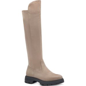 Tamaris - Overknee Laarzen - Zwart - Textiel - Veganistisch