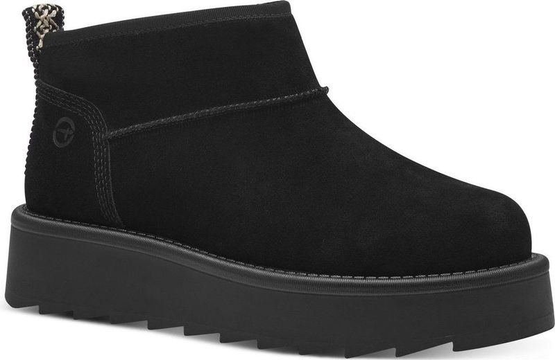 Tamaris - 1-26028-43 - Enkellaarsje - Zwart - Leer