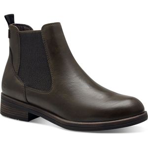 Tamaris - 1-25312-700 - Chelsea Boots - Zwart - Leer