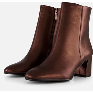 Tamaris Enkellaarsjes brons Textiel - Dames