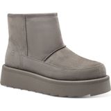 Laarzen - Effen - Leer en Suède - Platte Hak