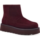 TAMARIS - Enkellaarsje - Rood - Leren Bovenwerk