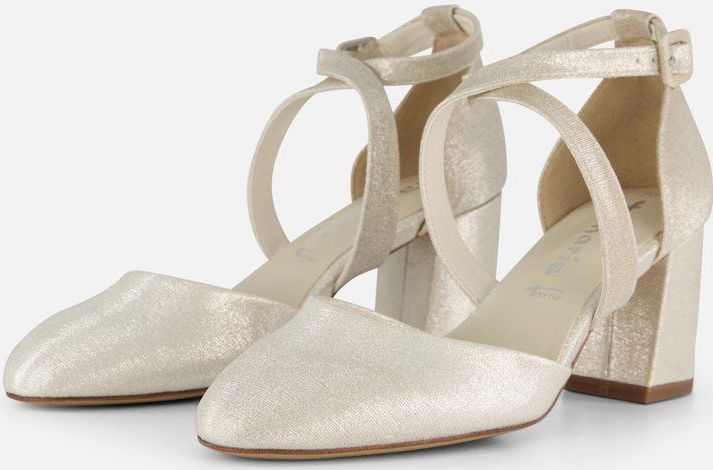 Tamaris - 1-24414 - Dames Pumps - Champagne - Leer