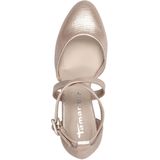Tamaris - 1-24415-44 - Damespumps - Roos - Vegan - Blokhak