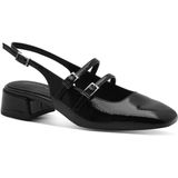 TAMARIS - Slingbacks - Zwart - Synthetisch materiaal - Brede Hak