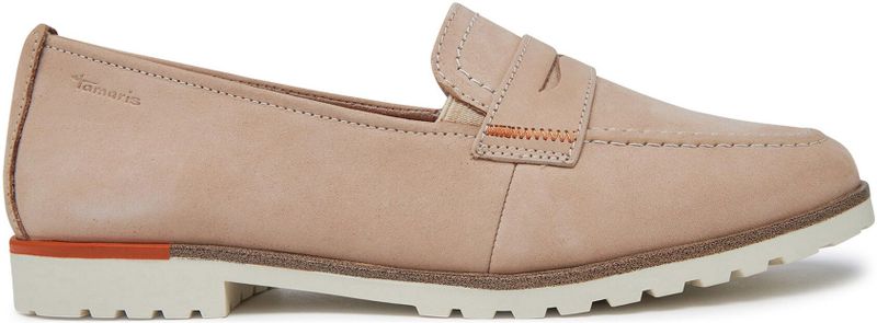 Tamaris - 1-24228-44 418 - Damesslip-on - Ivoor - Leer