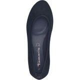 Tamaris - 1-22130-44 - Ballerina - Zwart en Grijs - Sleehak 2,0 cm