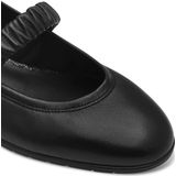 Merk - Model - Ballerina's - Zwart - Leer
