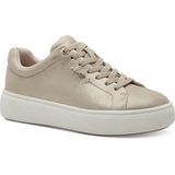 Tamaris - 1-23736-42 - Sneakers - Zwart/Wit/Beige - Leer