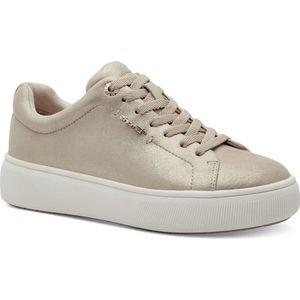 Tamaris - 1-23736-42 - Sneakers - Zwart/Wit/Beige - Leer