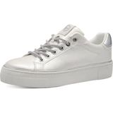 Tamaris Sneakers zilver Synthetisch Dames