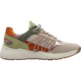 Tamaris - 1-23762-44 608 - Lage Damessneaker - Orange Comb - Textiel/Synthetisch