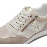 Tamaris Keilsneaker, Freizeitschuh, Halbschuh, Schnürschuh mit Kontrastbesätzen