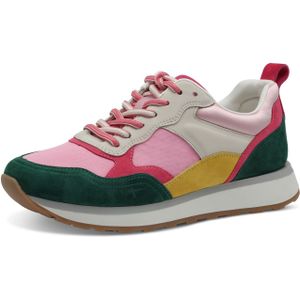 Tamaris Sneaker, Freizeitschuh, Halbschuh, Schnürschuh mit bunten Kontrastbesätzen
