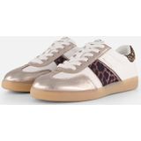 TAMARIS - Sneaker - Wit - Materiaalmix van Leer en Kunststof