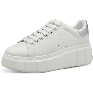 Tamaris Keilsneaker, Schnürschuh, Halbschuh, Freizeitzeitschuh mit Lochmuster