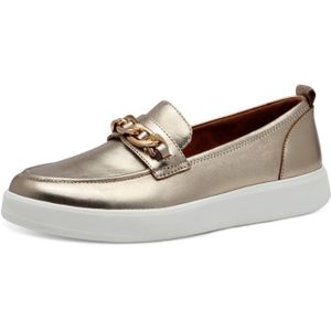 Tamaris - 1-24749-44 - Instappers - Blauw - Leer/Synthetisch