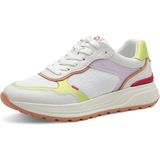 Tamaris - 1-23764-44 - Damesschoenen - Zwart - Vegan - Veterschoenen