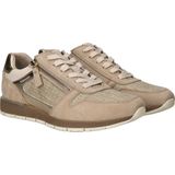 Tamaris - Sneakers - Beige - Textiel - Veter- en Ritssluiting