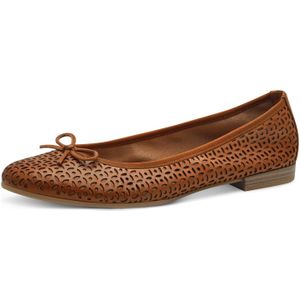 Tamaris - 1-22116-446 - Ballerina - Beige - Leer